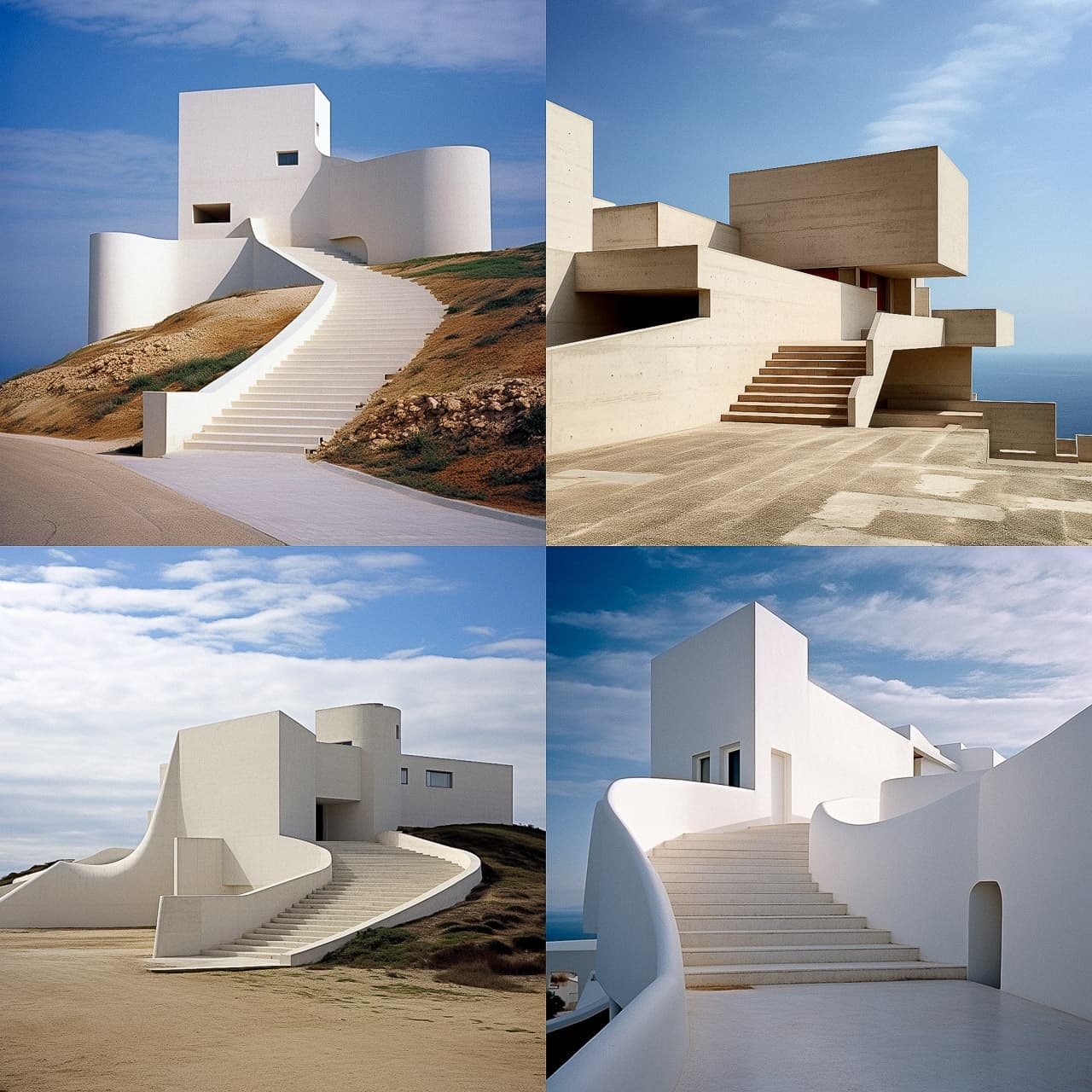 Alvaro Siza AI Art Style - Architectural Expression - Alvaro